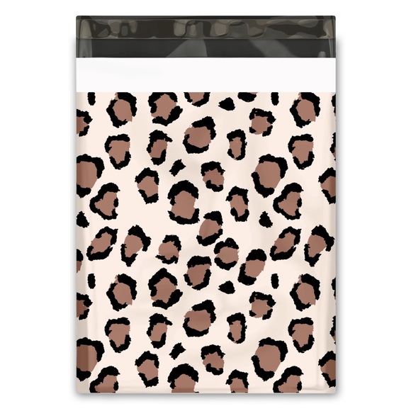 50 10X13 Poly Mailers Leopard Spots Print Shipping Envelopes Bags PRICE IS FIRM - Picture 3 of 4